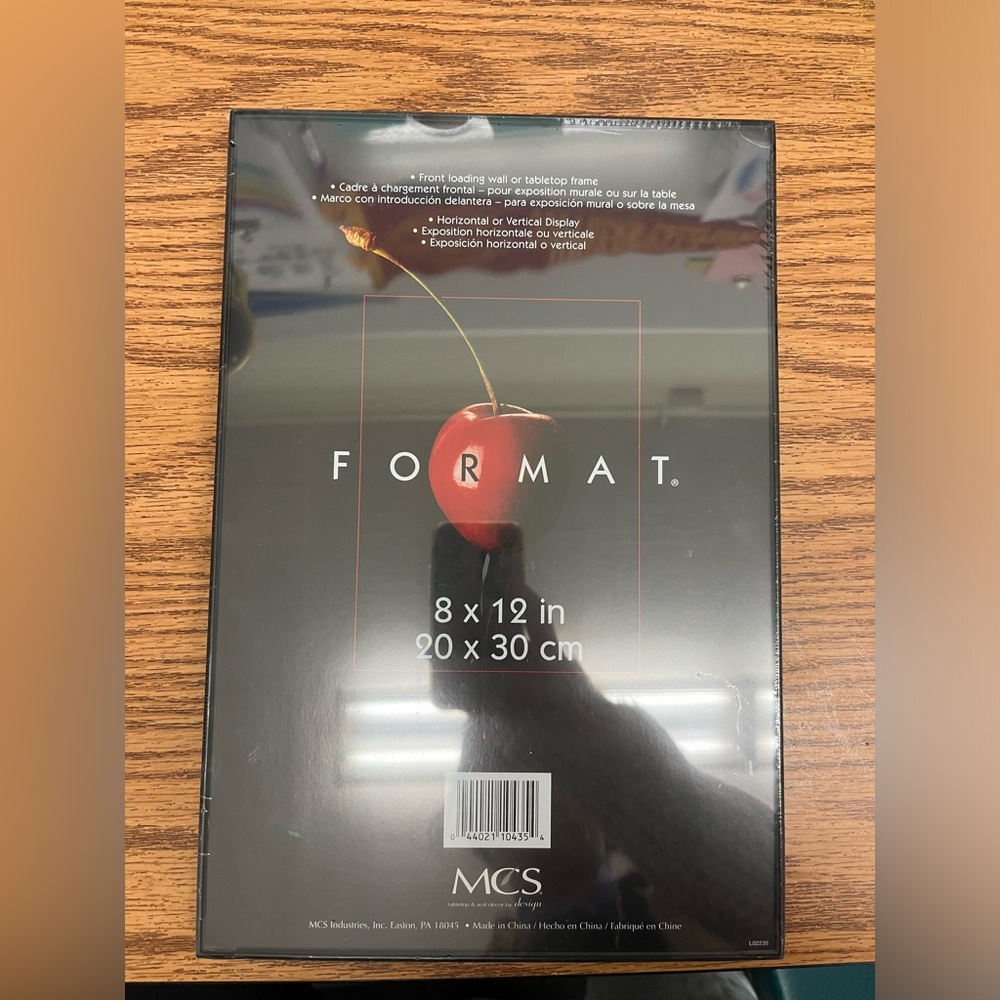 MCS Format Frame, 8 x 12" in Black